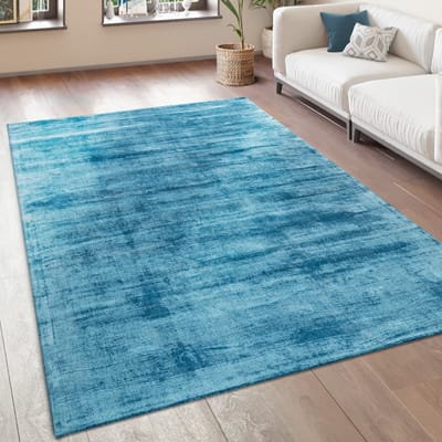 Paco Home Vloerkleed Woonkamer Vintage Laagpolig Handgemaakt Hoogwaardig 100% Viscose 80x150 cm