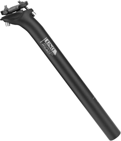 Fiets Zadelpen - Zadelstang Fiets - MTB Racefiets - Verstelbaar Offset Ontwerp - 272 mm 350 mm - Mat Zwart