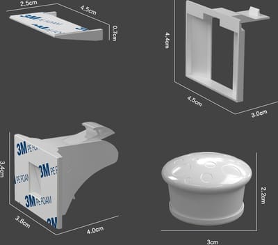 Magneetslot kinderslot baby Geen schroeven nodig onzichtbaar kinderbeveiliging kastbeveiliging voor kinderen ladebeveiliging veiligheidsslot kastvergrendeling