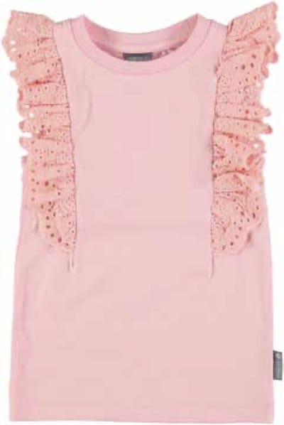 Vinrose top/t-shirt maat 146/152 powder pink