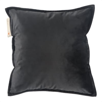 Pleafs® Warmtekussen - Plush - Draadloos - Elektrisch Oplaadbaar - 45x45cm - Onyx