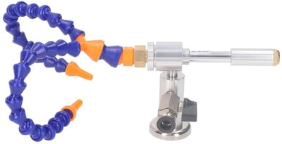 Koudeluchtpistool Set - Luchtkoeler Gereedschap - Industriële Koeling - Aluminium Legering - 6-delig - Zilver