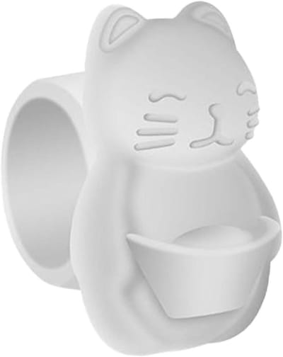 Deurstoppers Dierfiguur - Stootkussen Deur - Muren Beschermen - Zonder Boren - 5x6.5x6.5 cm - Transparant