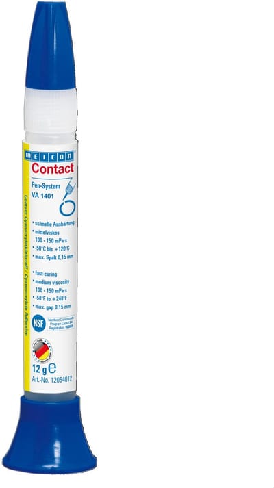 WEICON Contact VA 1401 – Cyanoacrylaatlijm 12 g – Voor rubber papier kunststof