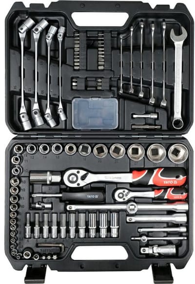 Yato YT-38784 - Dopsleutelset - 93 Delig - AS-DRIVE - Ergonomische Handgrepen