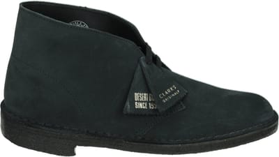Clarks DESERT BOOT - Heren sneakersHeren veterschoenVrije tijd half-hoog - Kleur: Blauw - Maat: 41