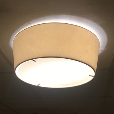 Bover LED plafondlamp Plafonet, Ø 60 cm, crèmekleurig