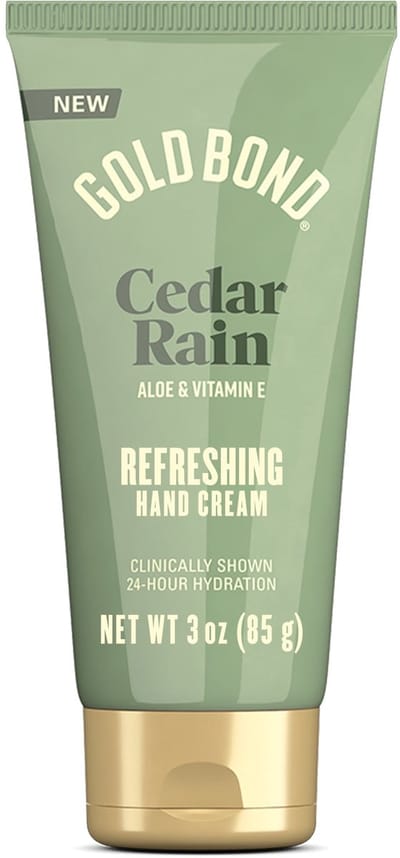 Gold Bond Handcrème, Cedar Rain Verfrissende Handcrème met Aloë Vera - 85g
