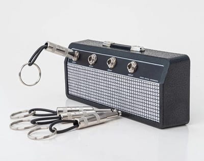 Allecto - Sleutelkastje - Vintage sleutelaansluiting - Rock Style Decor - XL - Gitaar sleutelhanger - Perfect voor muziekliefhebbers - Inclusief sc...