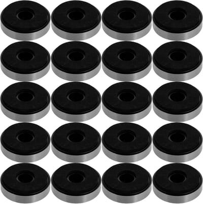 Luidspreker Isolatievoetjes - Schokabsorberende Pads - Audio Verbetering - Trillingsdempend Ontwerp - 20 Stuks - Zilver