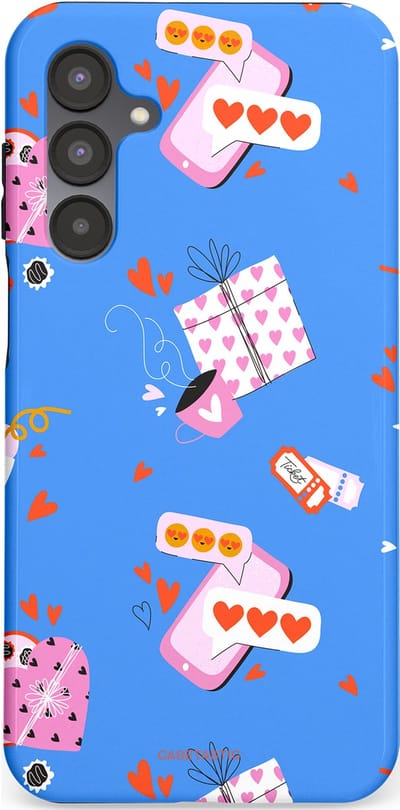 Casetastic Hoesje Geschikt voor Samsung A16 - Stijlvolle Beschermende Duo-layer Case - Romantische Date