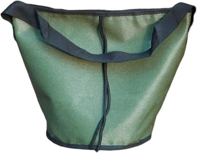 Houtskool Opslagtas - Houtpellet Container - Barbecue Voorraad - Brandwerend Materiaal - 35 x 30 x 30 cm - Zwart