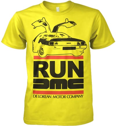 Hybris Run De Lorean T-shirt SH-1-15373-H19-17