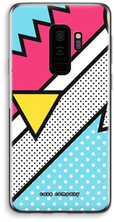 Case Company® - Hoesje geschikt voor Samsung Galaxy S9 Plus hoesje - Pop Art #3 - Soft Cover Telefoonhoesje - Bescherming aan alle Kanten en Schermrand