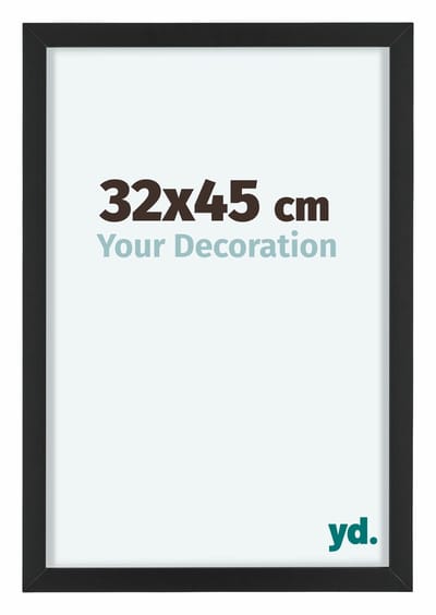 Your Decoration - Fotolijst 32x45 cm - Aluminium - Zwart - Virginia
