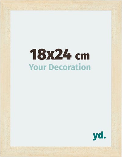 Your Decoration - Fotolijst 18x24 cm - MDF - Zand Geveegd - Mura