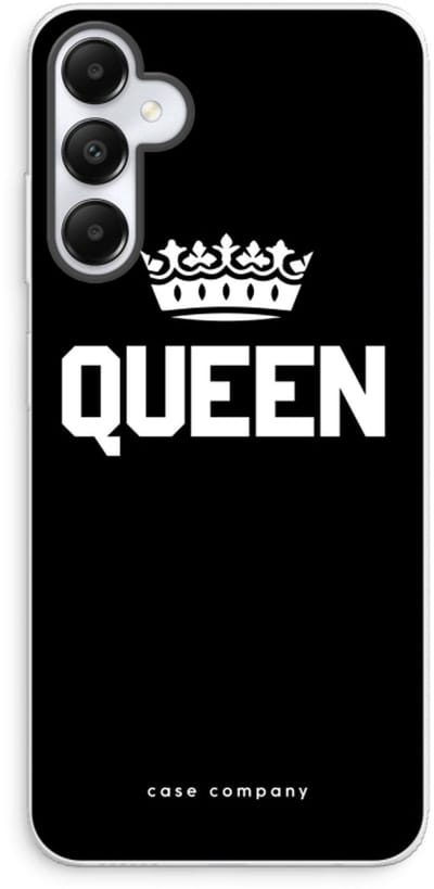Case Company® - Hoesje geschikt voor Samsung Galaxy A05s hoesje - Queen zwart - Soft Cover Telefoonhoesje - Bescherming aan alle Kanten en Schermrand