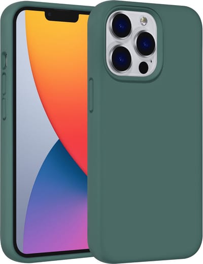 UNIQ Accessory Apple iPhone 13 Pro Groen Silicone Back Cover Telefoonhoesje - Bescherm je Telefoon met Stijl & Comfort
