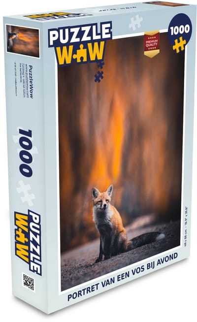 Puzzel Vos - Weg - Legpuzzel - Puzzel 1000 stukjes volwassenen
