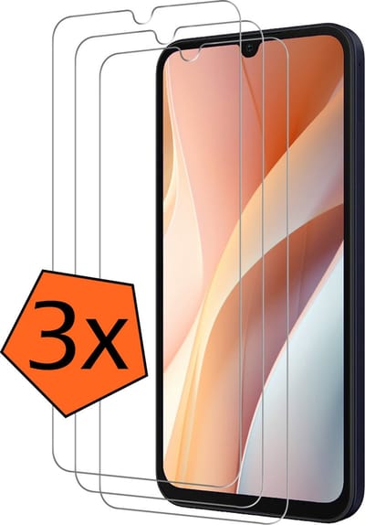 Screenprotector - 3 Stuks - Geschikt voor Samsung Galaxy A15 - Extra Sterk - Gehard Glas - Beschermglas - Tempered Glass - Screen Protector