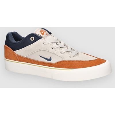 Nike SB Malor GS Light Orewood Brown/Monarch/Sail/Thunder Blue Kindersneakers Zwart HF1205-100 36.5 gray