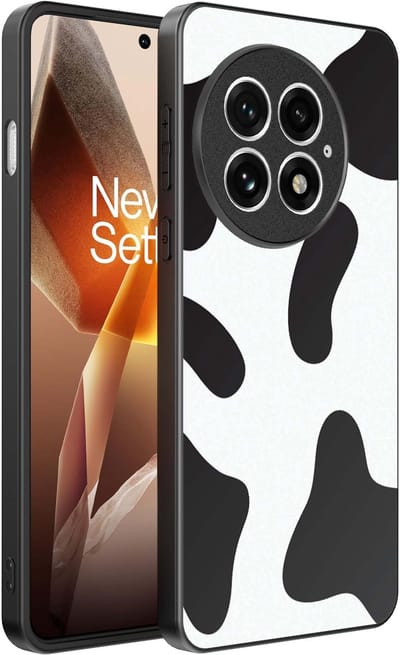 Smartphonica Telefoonhoesje Geschikt voor OnePlus 13 met Koeienvlekken Opdruk - TPU Backcover Case With Cow Patches Design geschikt voor OnePlus 13