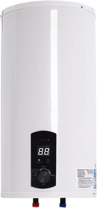 Elektrische Boiler - Doorstroomverwarmer - Badkamer Keuken - LED Display - 50 Liter - Wit