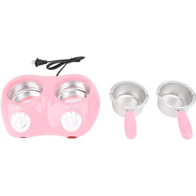 Elektrische Smeltchocolade Pot met Dubbele Potten Snoepjes Maken Gelijkmatige Verwarming Chocolade Warmer voor L white