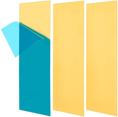 Dailygoods- Messing Plaat Corrosiebestendig - Metalen Plaatje - Metalen Wandbord - Metalen Plaatje Telefoonhouder - Metalen Platen voor Magneet - Hoogwaardige Kwaliteit
