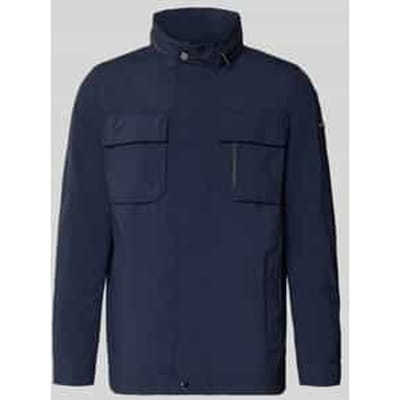 Regular fit jack met opstaande kraag