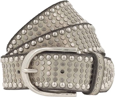 b.belt Leren Riem Riva Colour Leather Belt W90 Vanille Crème