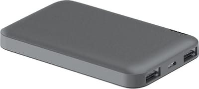 Celly Shock Powerbank 5000mAh - 10W Powerbank geschikt voor o.a. iPhone en Samsung - 4 outputs - Zwart