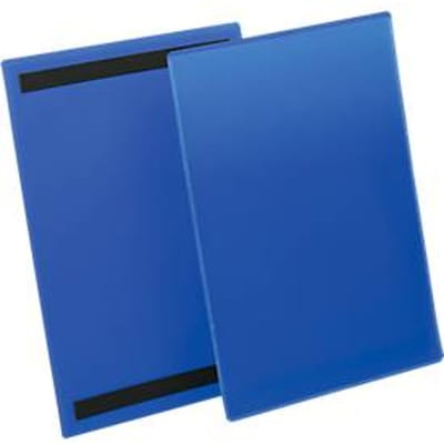 Etiketten- en markeringshoezen B 210 x H 297 mm (A4 staand), 50 st., blauw