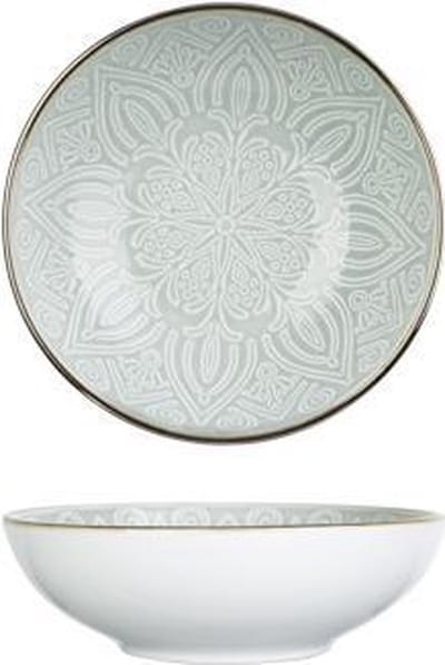 Cosy & Trendy Murano Green Diep Bord D18,5xh5,7cm