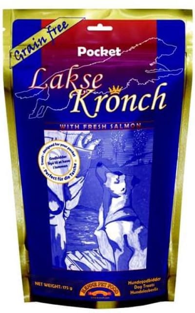 Lakse Kronch "Pocket" Zalmsnacks voor honden 175 gram