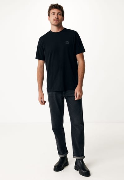 Mexx T-shirt Warren Zwart Heren - Maat S