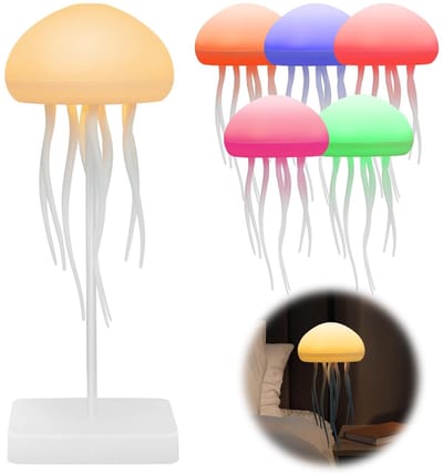 Dailygoods - Oplaadbare LED Kwallenlamp met Dynamische Tentakels