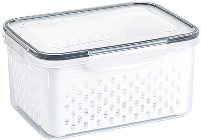 Dailygoody - Voedselopslagbox - Vershoudbox - BPA-vrij - Multi-functioneel - Groente en fruit - Ideaal voor koelkast - Transparant