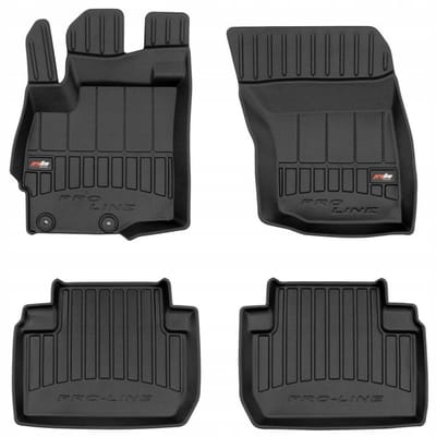 FROGUM 3D Gummimatten Set – Passend für Mitsubishi Outlander III (2012-2022) – Hohe 6 cm Kanten – TPE – Geruchlos & Schwarz