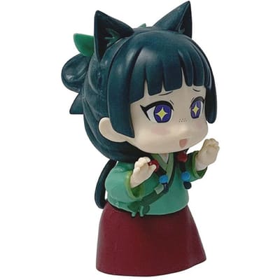 Anime The Apothecary Diaries Figuur Maomi Actiefiguur q-versie Kat Kat Pvc Model Kawaii Ornament Poppen Speelgoed festival Cadeaus zwart