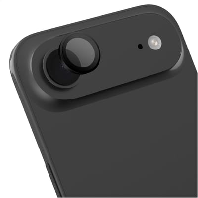 Rosso Camera Frame Protector Geschikt voor Apple iPhone Air - Case Friendly - 9H Tempered Glass voor Cameralens - Gemakkelijke Installatie met Tray - Zwart