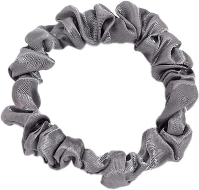 Set van 5 Dunne Haarbandjes, Satijnen Scrunchies, Elastische Haaraccessoires voor Vrouwen en Meisjes, Ideaal voor Ponytails en Dagelijks Gebruik