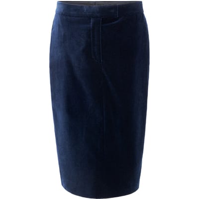 Blue Velvet Midi rok Tom Ford