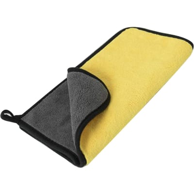 Huisdierhanddoek, snel absorberend, dik, zacht en comfortabel, verzorgingshanddoek voor huisdieren, kattenbadhanddoek voor thuisgebruik M(for 4-6.5kg) yellow