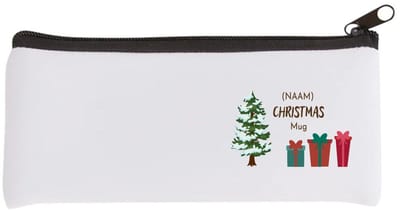 Akyol - kerst kerstboom met cadeautjes met eigen naam Etui - Kerstmis - kerst beker - winter - kerst - christmas - kerst cadeau - 20 bij 9 cm