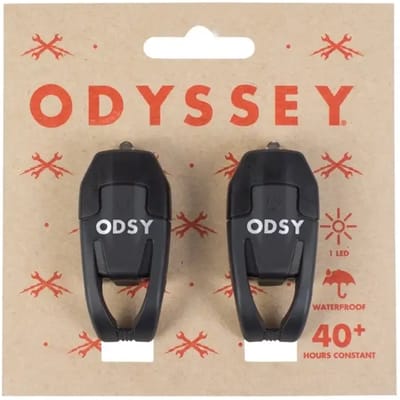 Set van 2 verlichtingssets voor en achter Odyssey Bike Lights