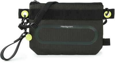 Hedgren schoudertas Ichi Crossover RFID Black Ink groengrijs