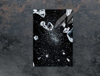 TMK ArtDeko Serie - Glazen Snijplank - 35x52 cm - Lód - Multifunctioneel