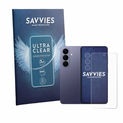 Savvies - Screenprotector voor Samsung Galaxy S26 Enterprise Edition (Voor+Camera) - Folie Beschermfolie transparant 18 Stuks