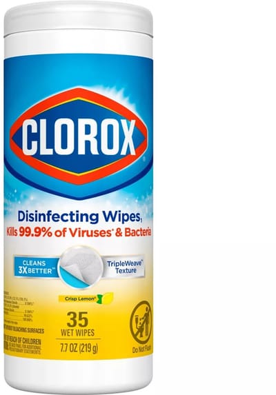 Clorox Lemon Fresh - Schoonmaakdoekjes - 35 stuks, geurvrij